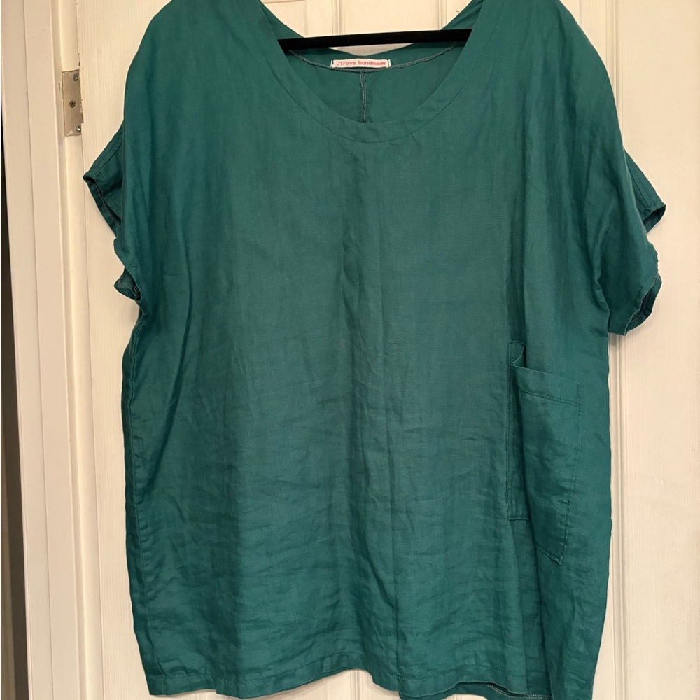 100% Linen oversized Tunic / Top